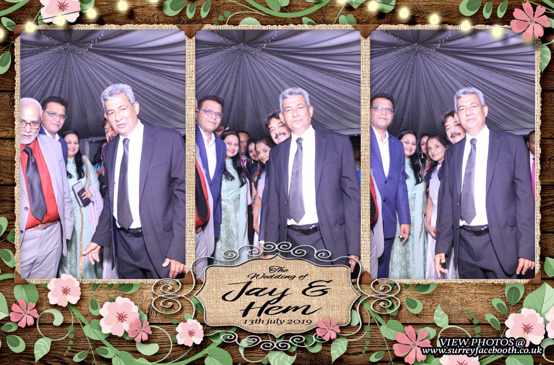 Jay & Hemisha's Wedding | View more photos from the event at galleries.surreyfacebooth.co.uk/u/Surrey-FaceBooth/Jay-Hemishas-Wedding